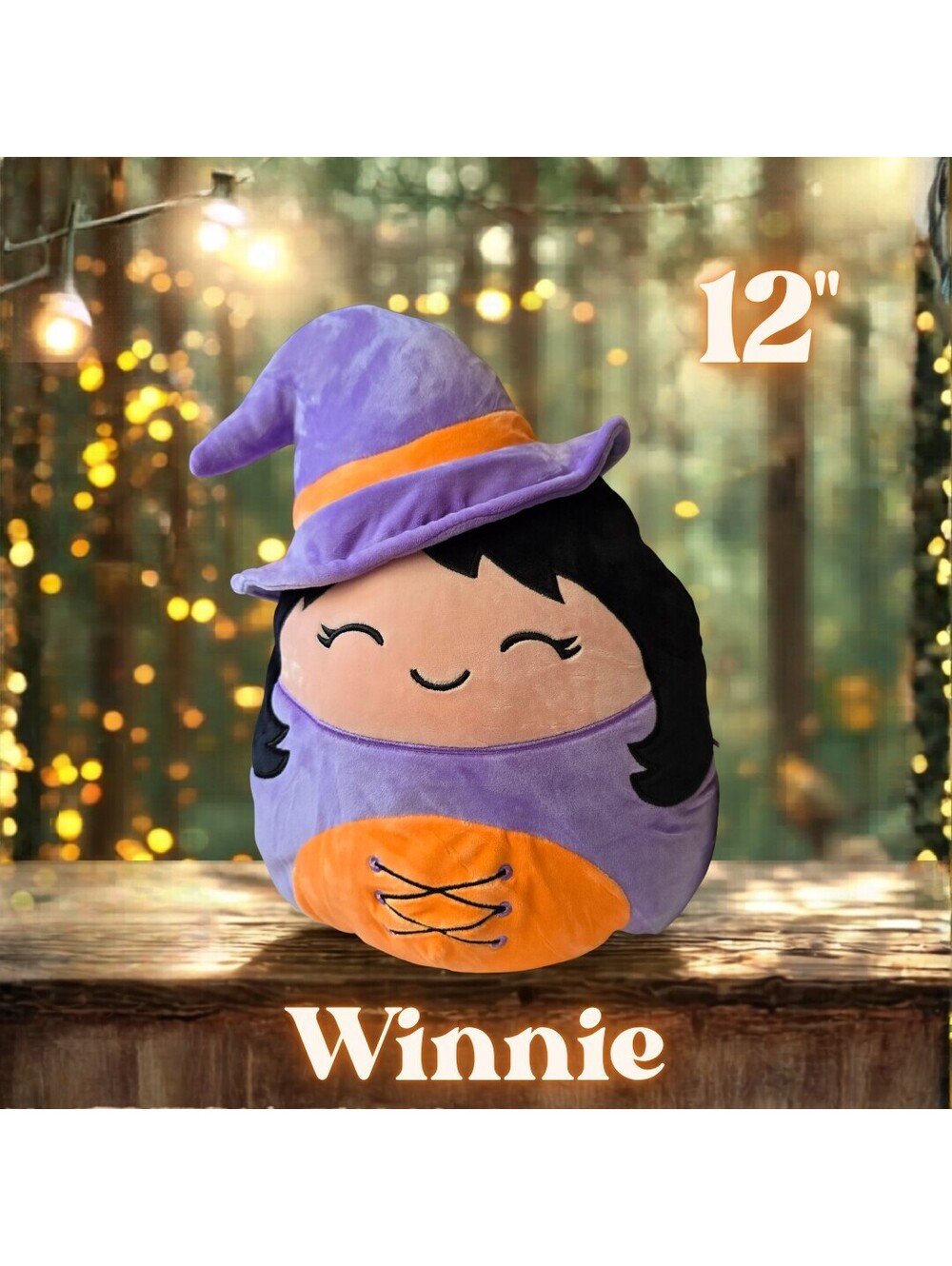 NWT Squishmallows Winnie the Witch 12"